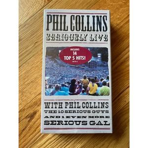 Phil Collins Seriously Live in Berlin (VHS, 1990, a*Vision) NEW SEALED